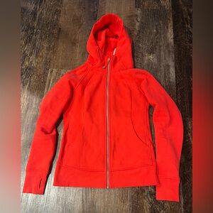 lululemon athletica Vibrant Red Hoodie Jacket